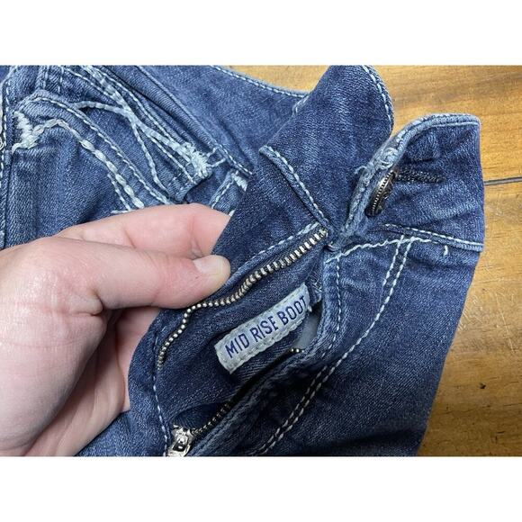 Ariat REAL Denim Mid Rise Boot Cut Womens Jeans Size 34R - Picture 7 of 12